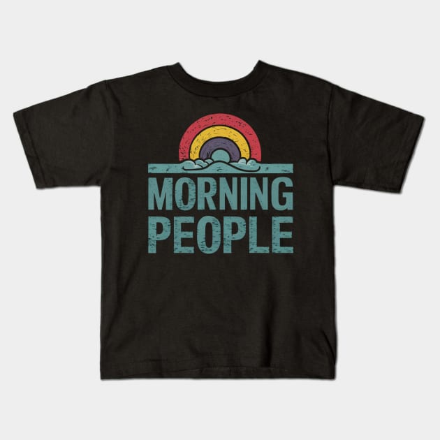 Morning People Kids T-Shirt by Christopher store